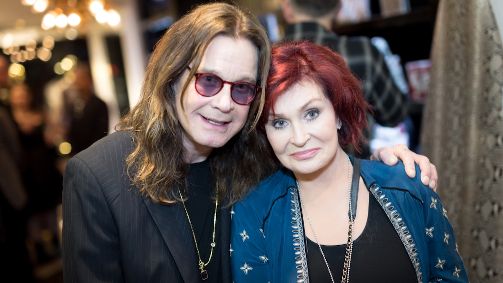 Ozzy Osbourne und Sharon Osbourne am 28. September 2017 bei der "Billy Morrison — Aude Somnia Solo Ausstellung" in Los Angeles